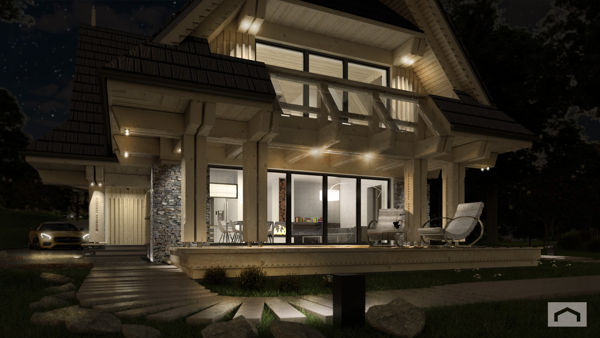 Projekt wykonany przez Landa Arch